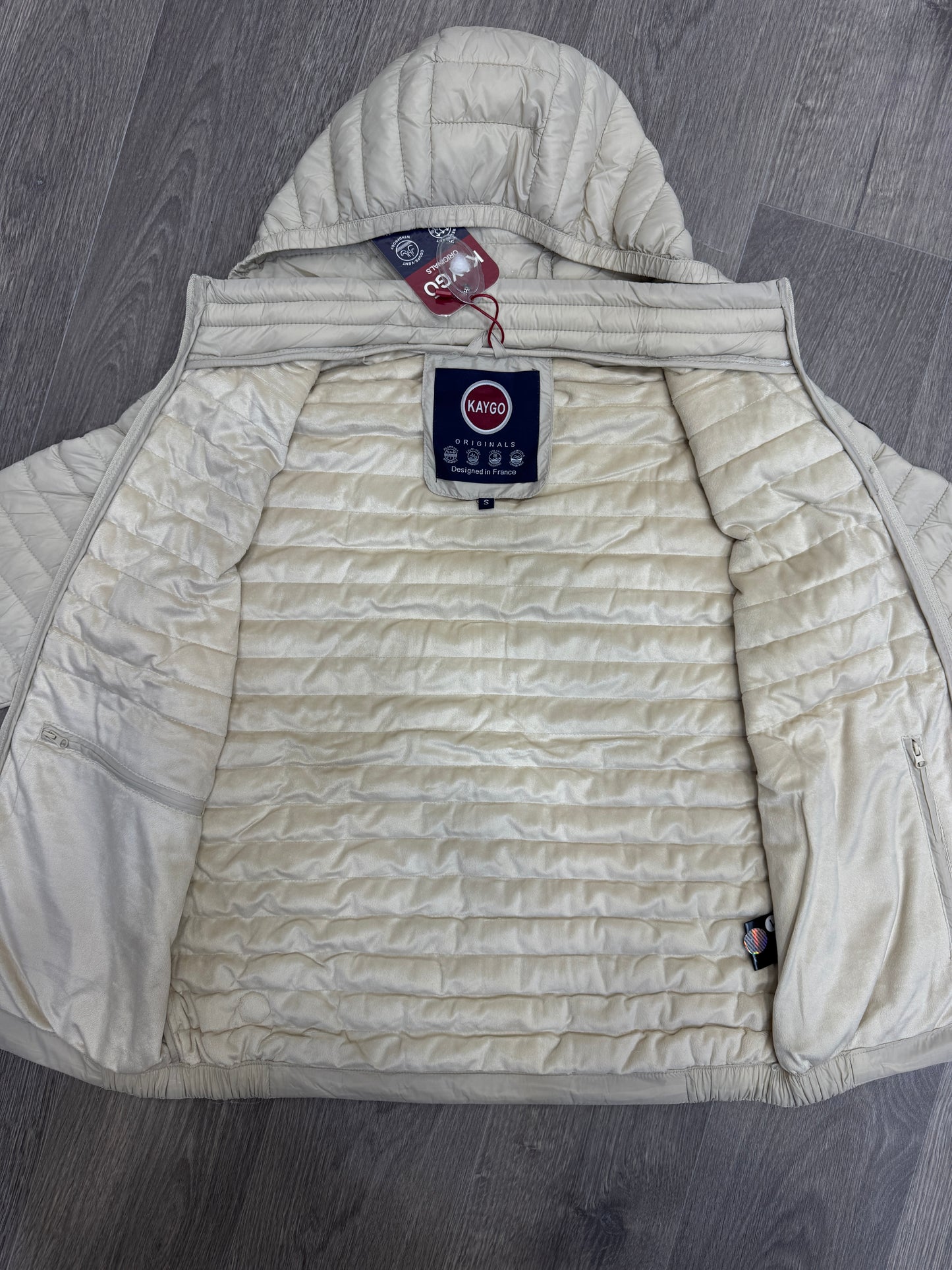 VESTE KAYGO 100% ORIGINAL BEIGE