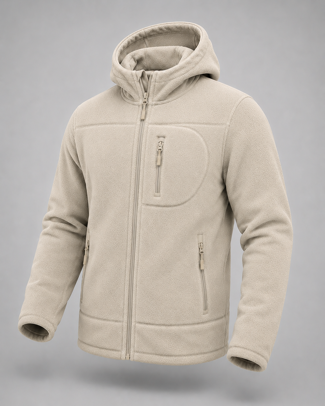 Veste polaire zippé ( Fleece ) a capuche