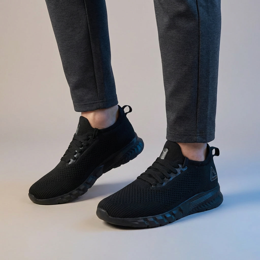 ORIGINAL PEAK Sneakers Homme Confort & Performance BLACK BLACK Référence : E29007H-Y291