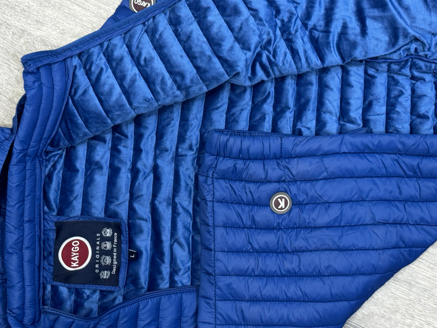 VESTE KAYGO 100% ORIGINAL BLEU GAULOISE