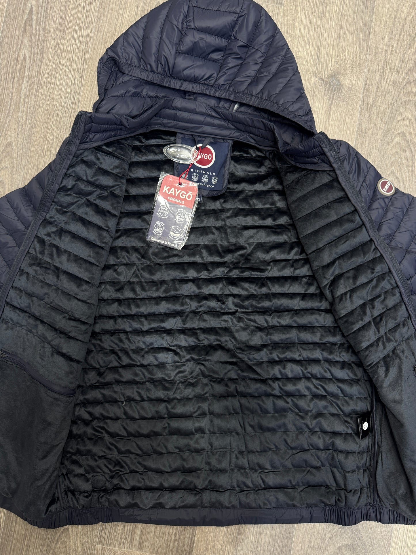 VESTE KAYGO 100% ORIGINAL BLEU NUIT