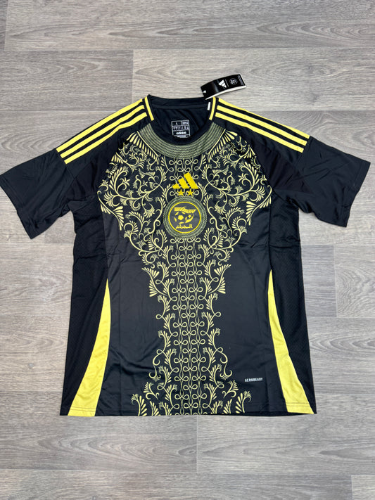 PROMO LIQUIDATION 🛑  MAILLOT D’ÉQUIPE NATIONALE DZ NOIR GOLD 🇩🇿