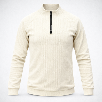 🔴 PROMO Pull Demi Zippé Homme Coupe moderne
