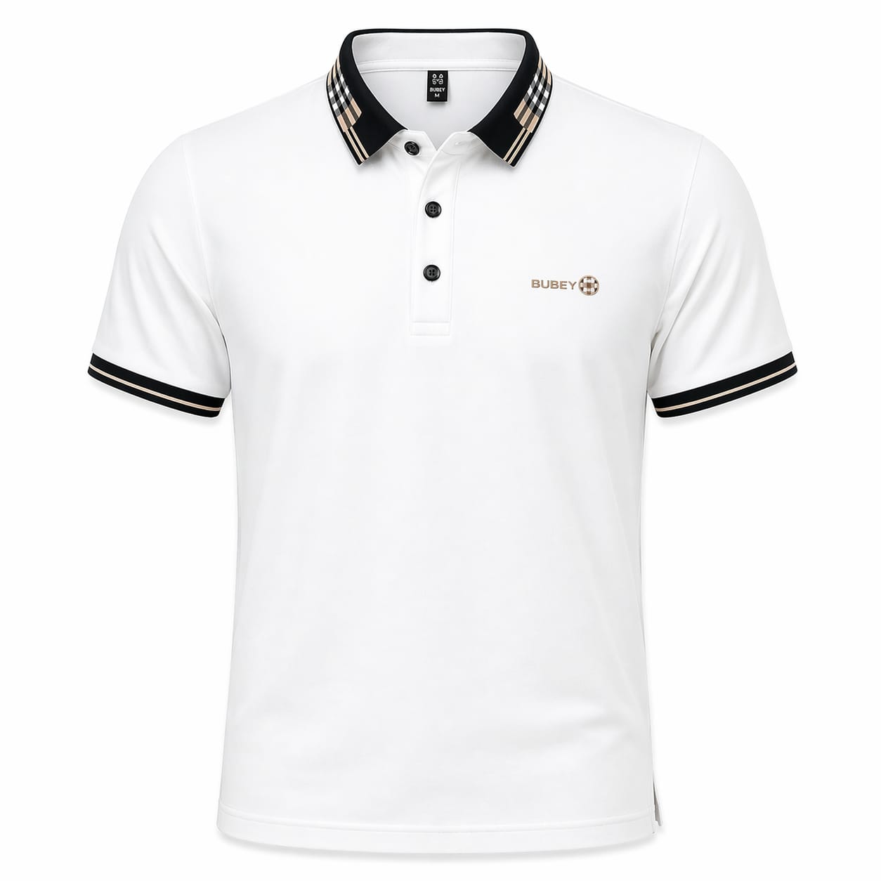 🔴 PROMO Polo Bubey coupe ajusté Blanc