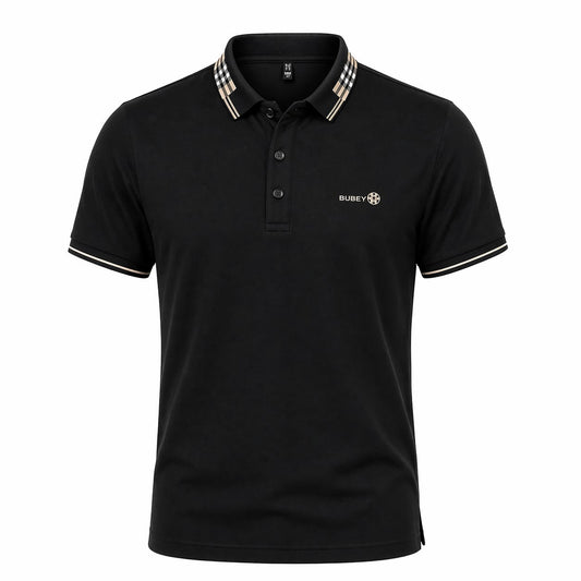 🔴 PROMO Polo Bubey coupe ajusté Blanc 100% Cotton