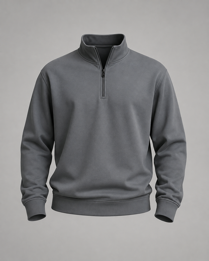 Pull Homme Demi zip col montant Oslo