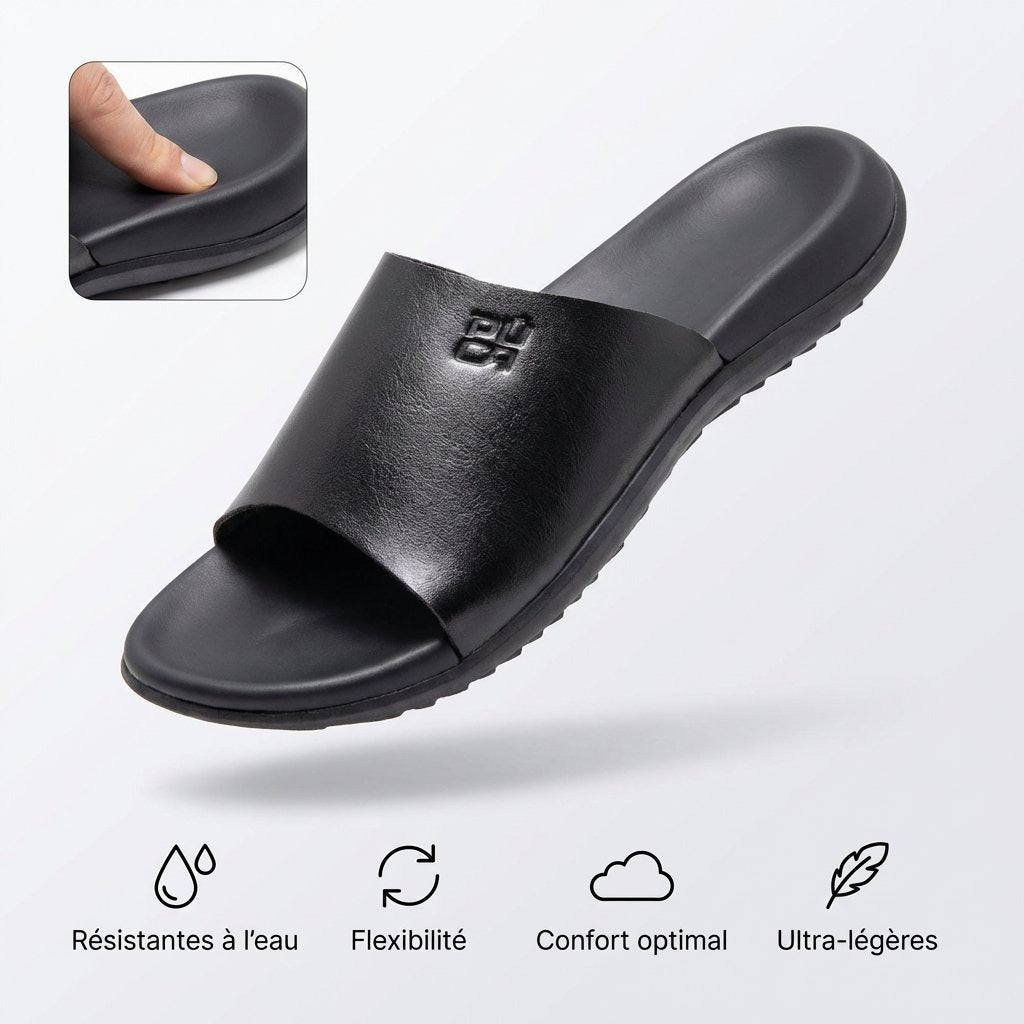 PUCA SLIPPERS ORIGINAL CARTER BLACK