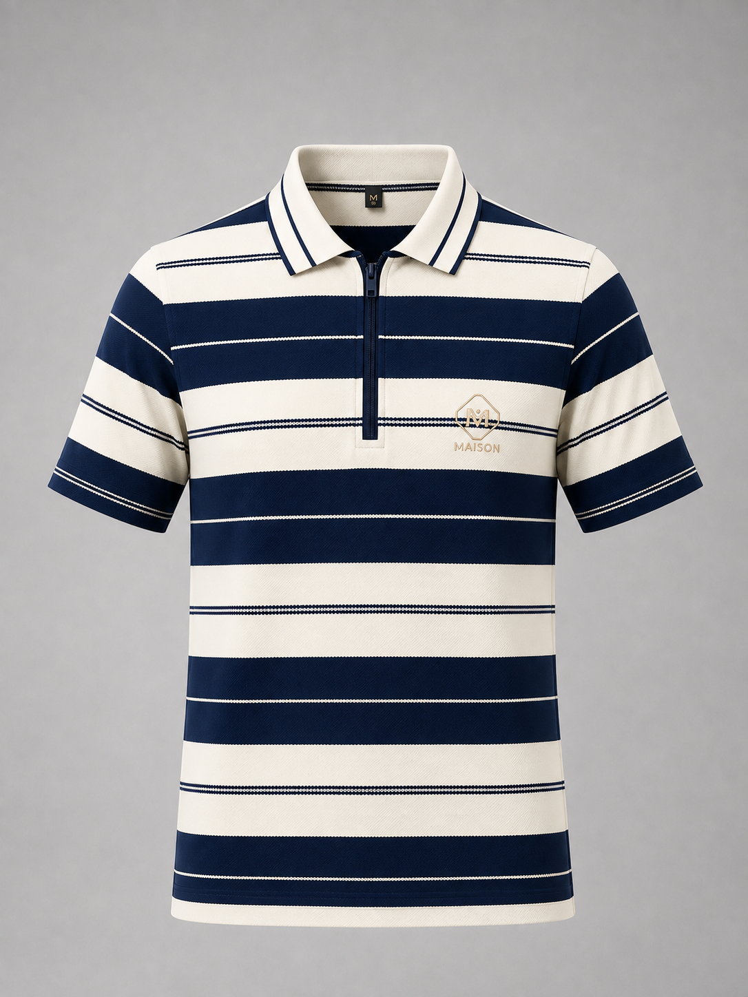 Polo Demi zip riviera