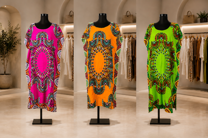 3 robes a 1800 DA / 3 جبات ب 1800 دج ج   🔴  جبة ستوندار قماش بارد اندونيسي  Robe d'été Tissu fibrane indonesie