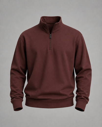 Pull Homme Demi zip col montant Oslo