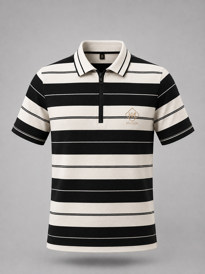 Polo Demi zip riviera