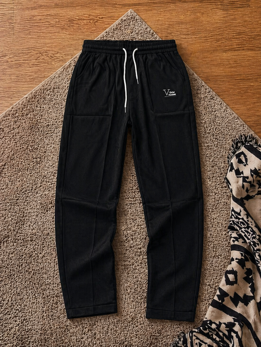 Pantalon a toile  décontracté Tissu Premium