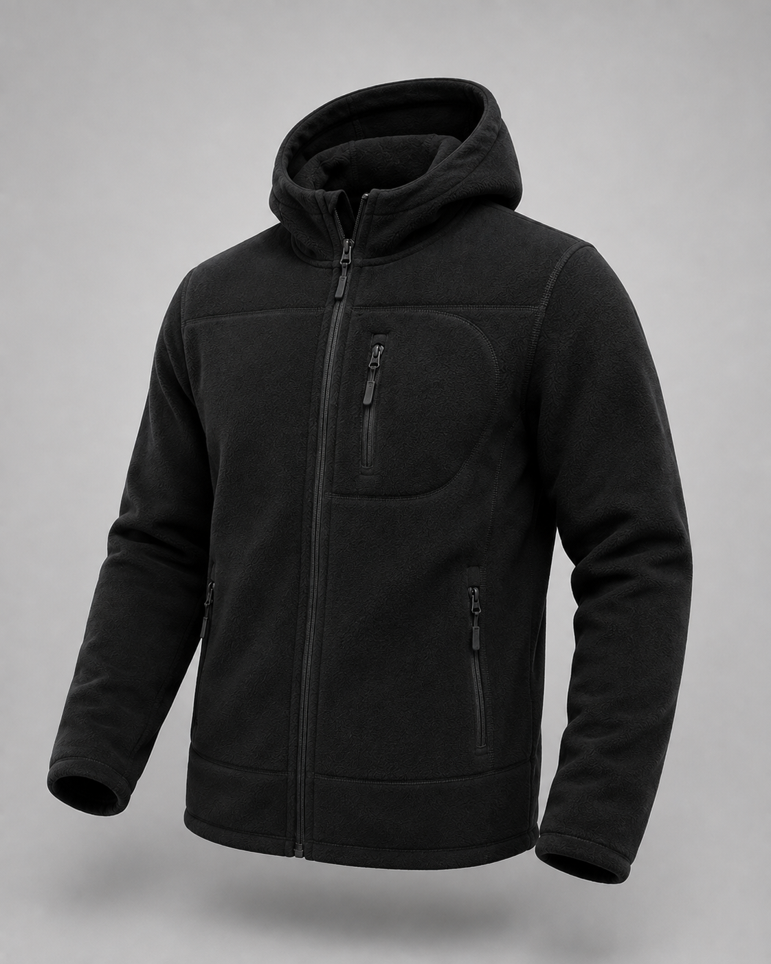 Veste polaire zippé ( Fleece ) a capuche
