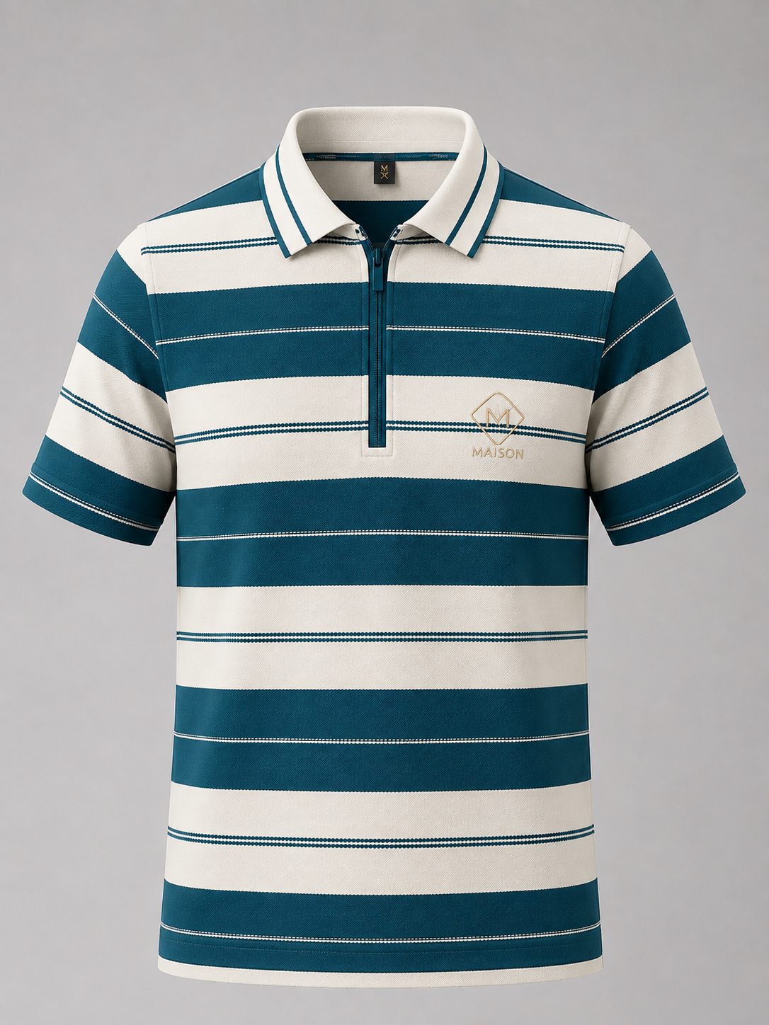 Polo Demi zip riviera